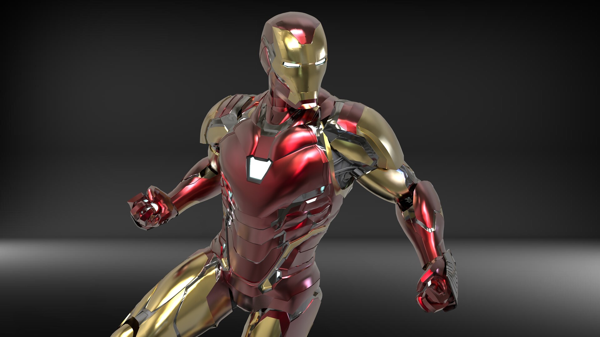 Iron-Man Iconic Pose by 9aFilms on DeviantArt