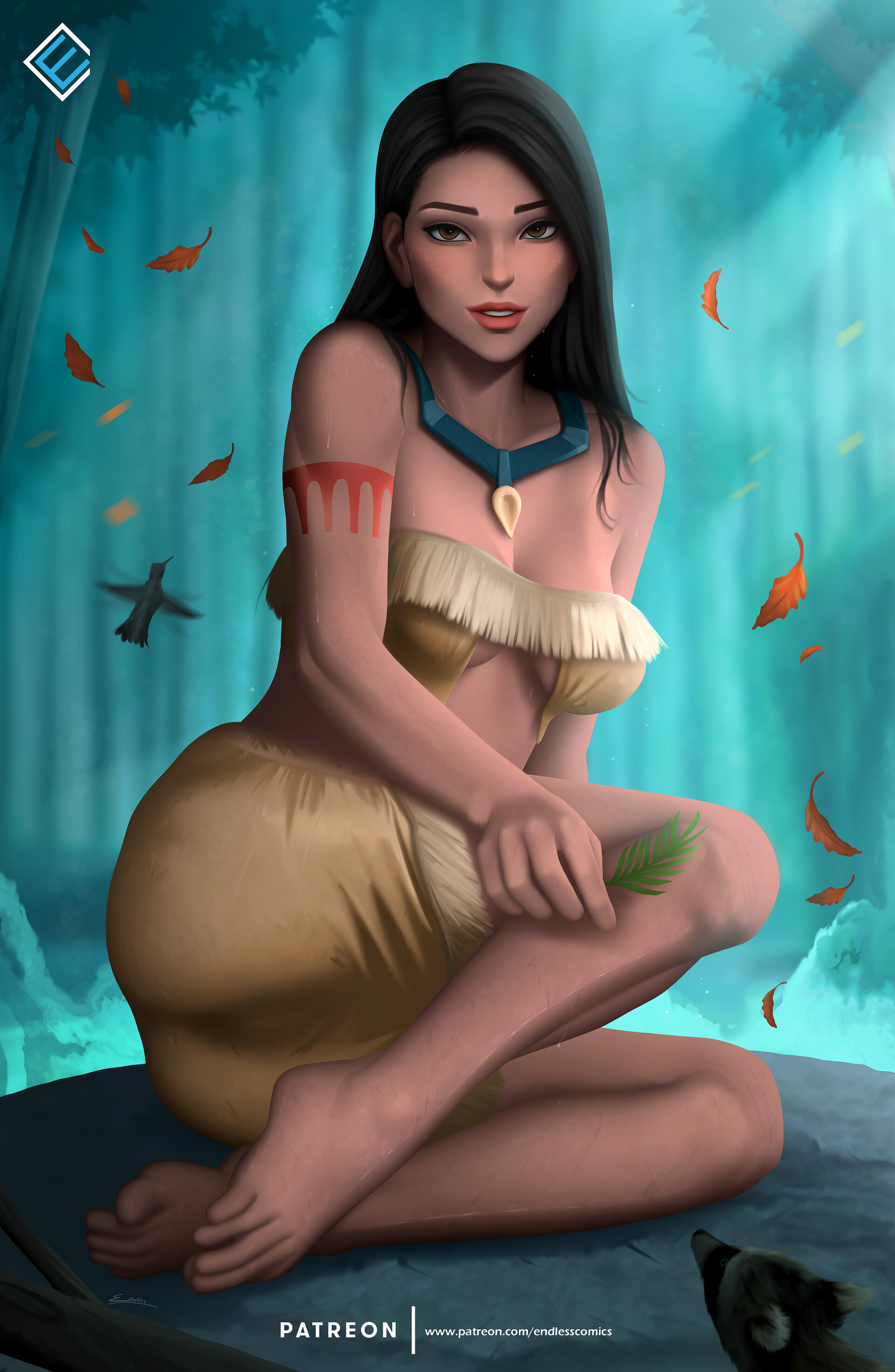 Artstation Pocahontas Evandro Van Mars Menezes Pocahontas drawing princess pocahontas disney pocahontas disney princess art disney fan art disney love disney magic pocahontas | via tumblr on we heart it. pocahontas evandro van mars menezes