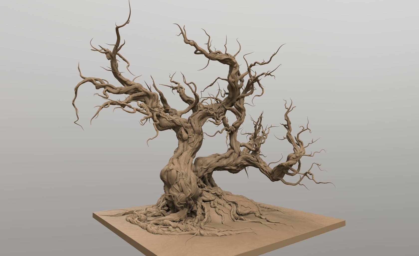Бонсай 3d модель