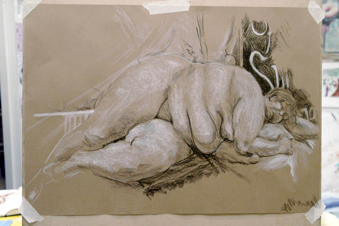 2011-2013 various figure drawings (mostly life drawing)