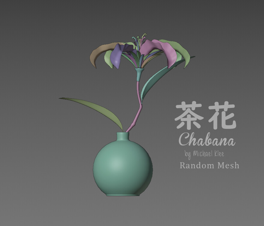 Chabana 茶花 Japanese Flower Art 1