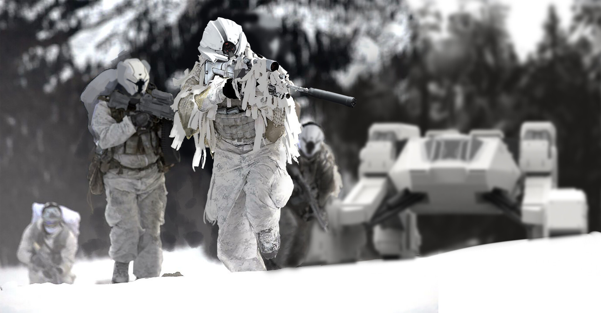 ArtStation Snow troops