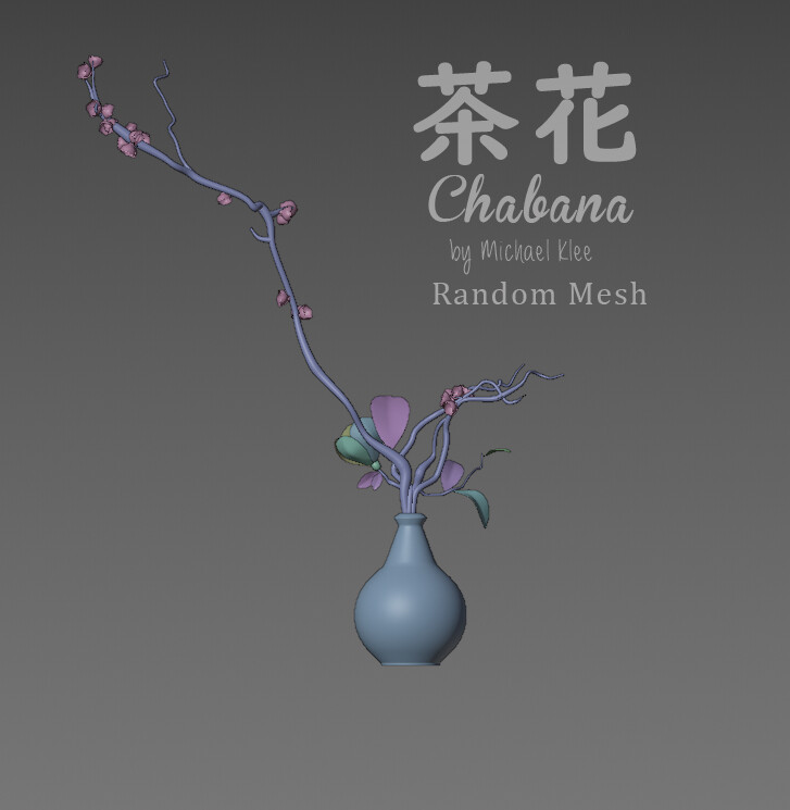 Chabana 茶花 Japanese Flower Art M2
