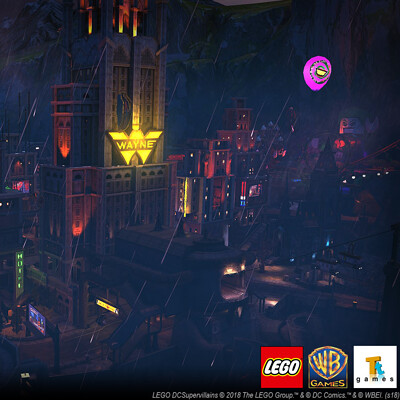 Lego dc super villains wayne tower online