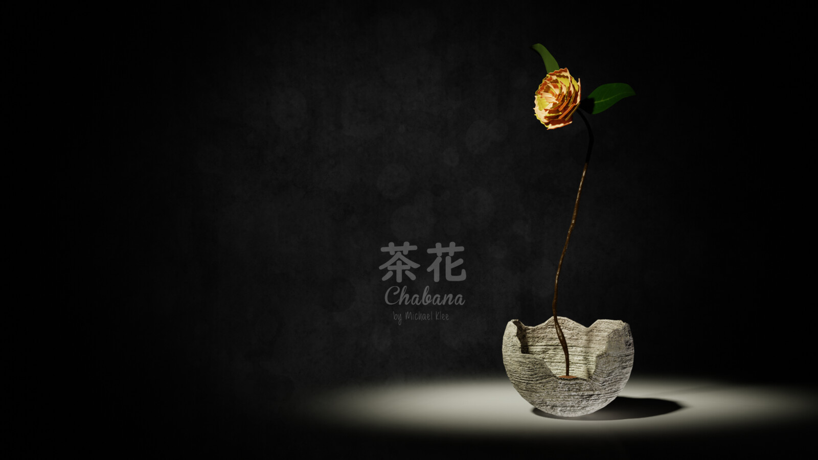 Chabana 茶花 Japanese Flower Art cell