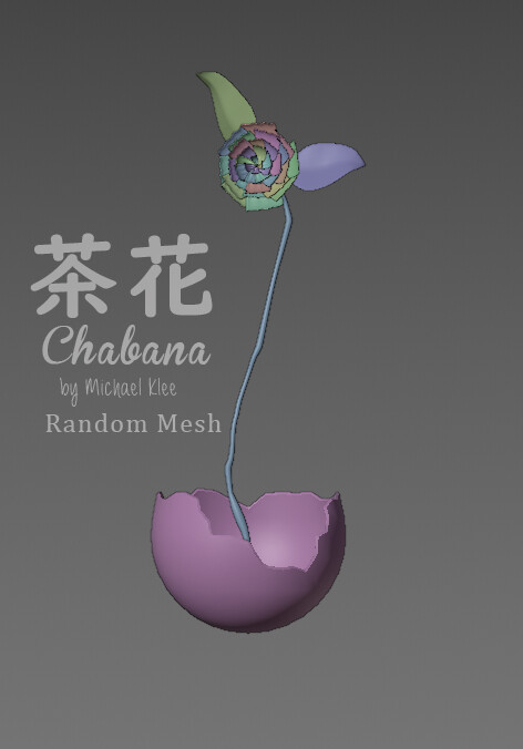 Chabana 茶花 Japanese Flower Art MII