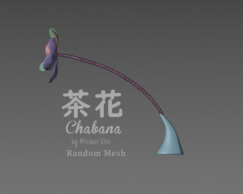 Chabana 茶花 Japanese Flower Art MIII