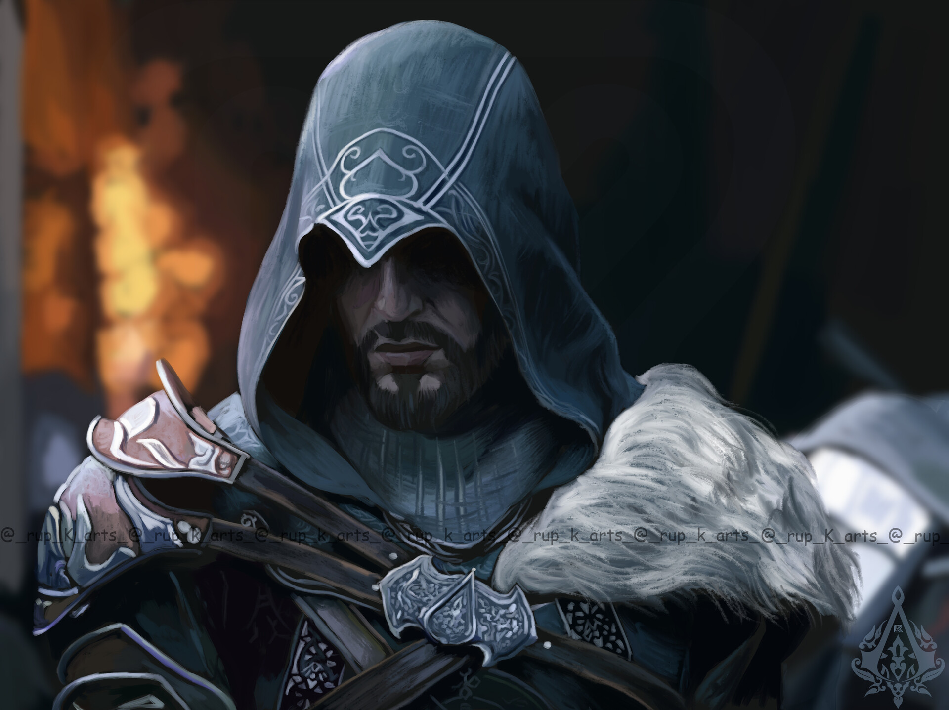 Artstation Ezio Auditore Assassins Creed Revelations Rup K Arts For altaïr and ezio, it used the face of desmond (due to which ezio, altaïr and but in assassin's creed revelations, the animus was updated to version 2.03 which showed altaïr and ezio with their. assassins creed revelations rup k arts