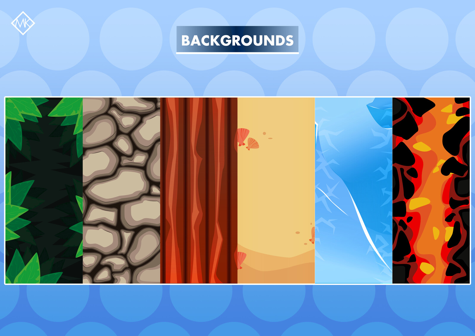 Marble Mania Level Backgrounds
