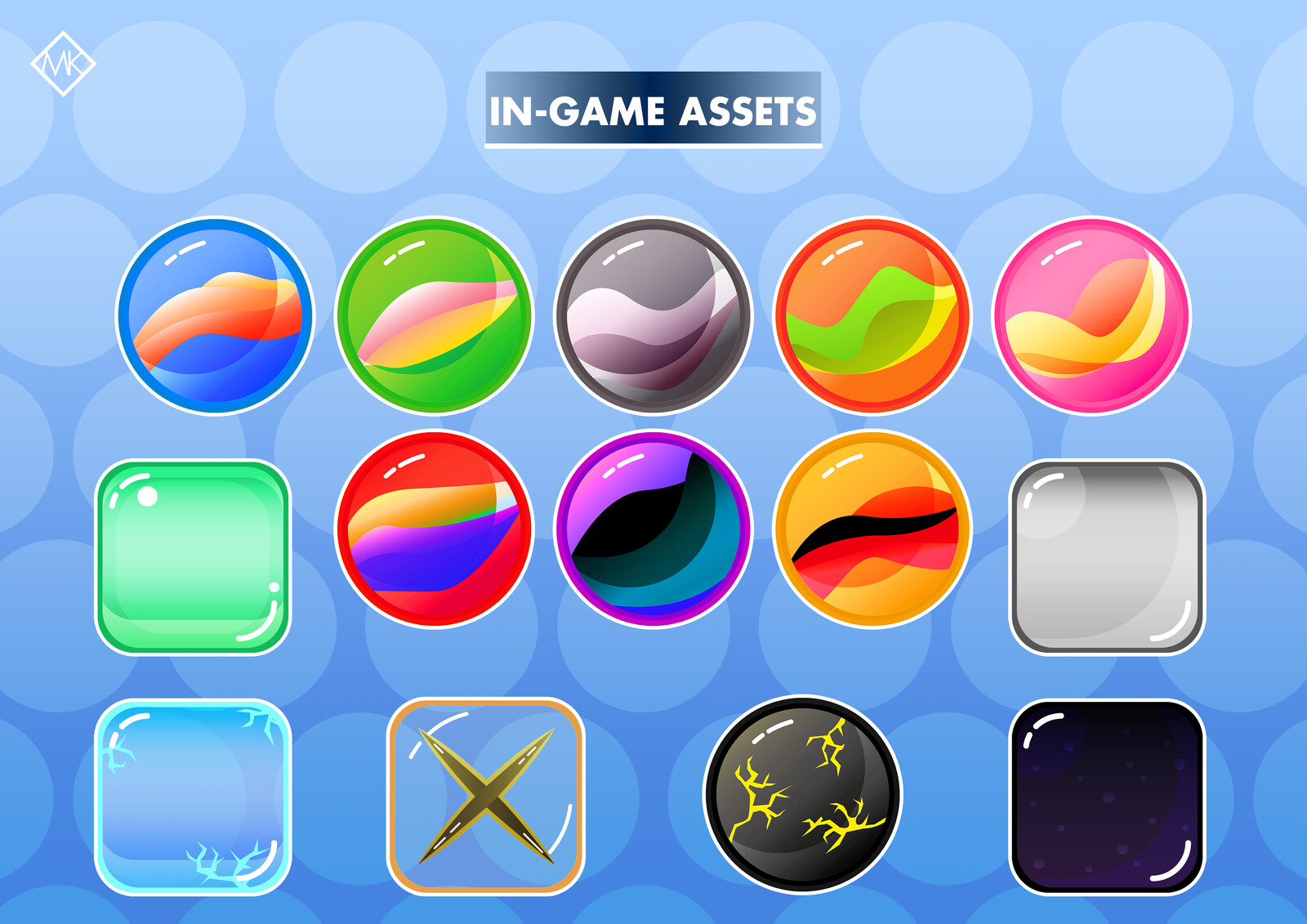 Marble Mania Art Assets