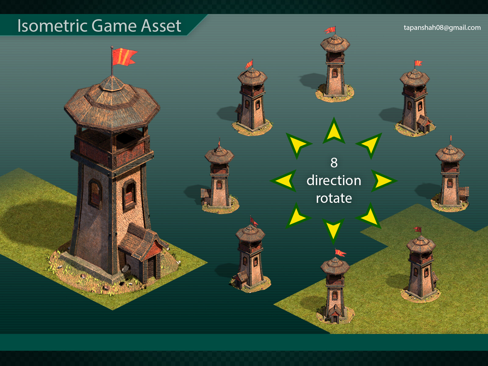 ISOMETRIC MEDIEVAL GAME ASSET
Maya, Zbrush, Substance Painter