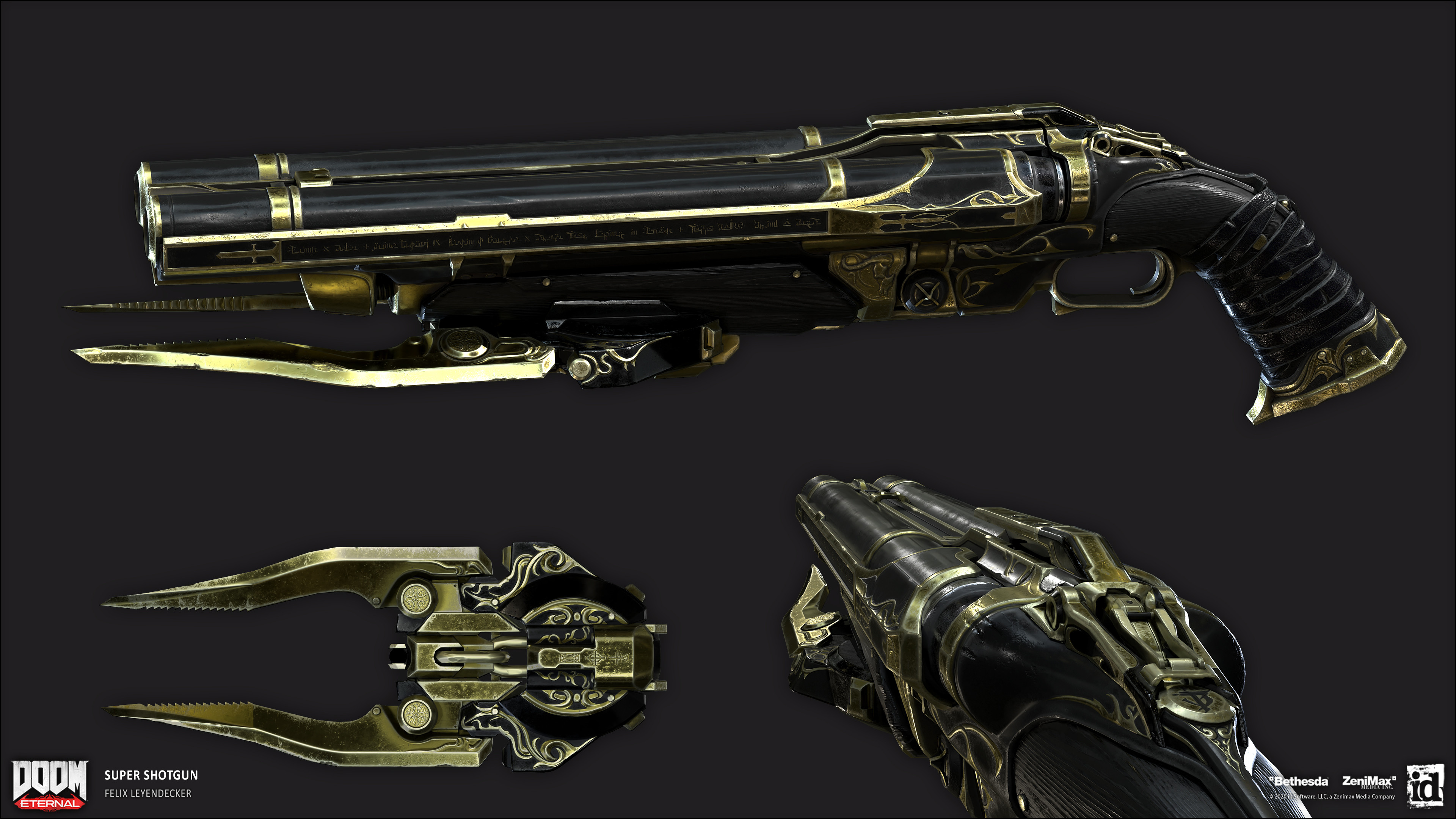Felix Leyendecker DOOM ETERNAL SUPER SHOTGUN