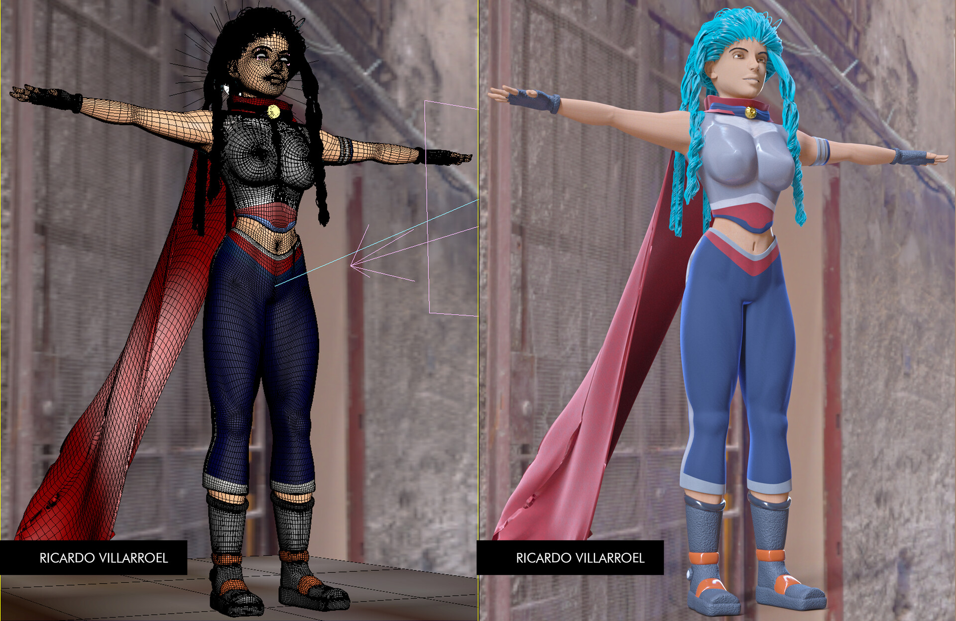 Body, 3d model, woman, 3ds max, corona, ornatrix