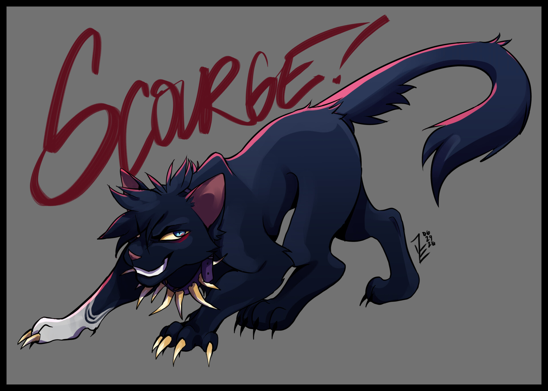 Artstation Scourge Therese Edwards All free to use for any warrior cat project. artstation scourge therese edwards