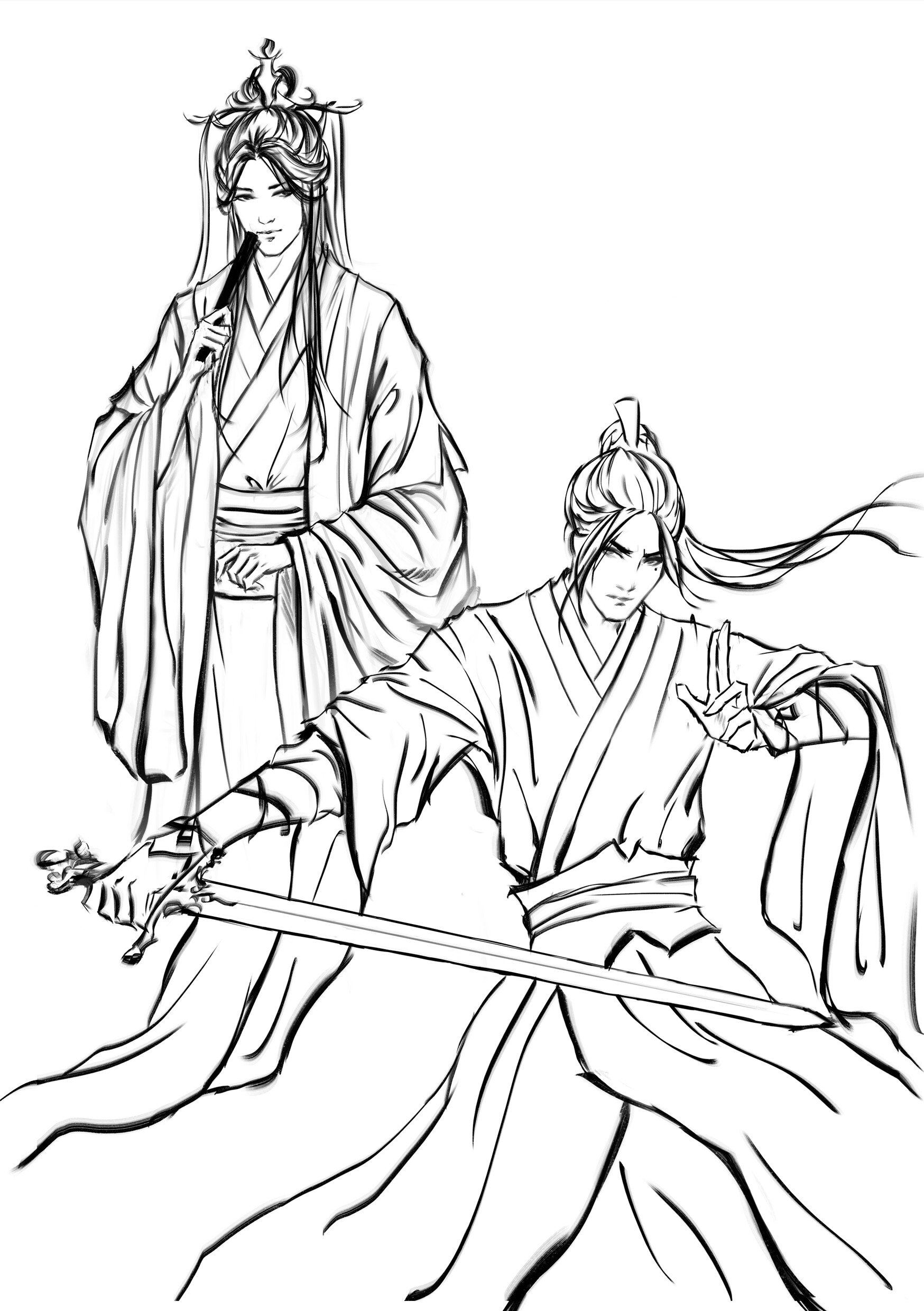 Barazoku (薔薇族Art) - 人渣反派自救系统SVSSS Fanart Shen