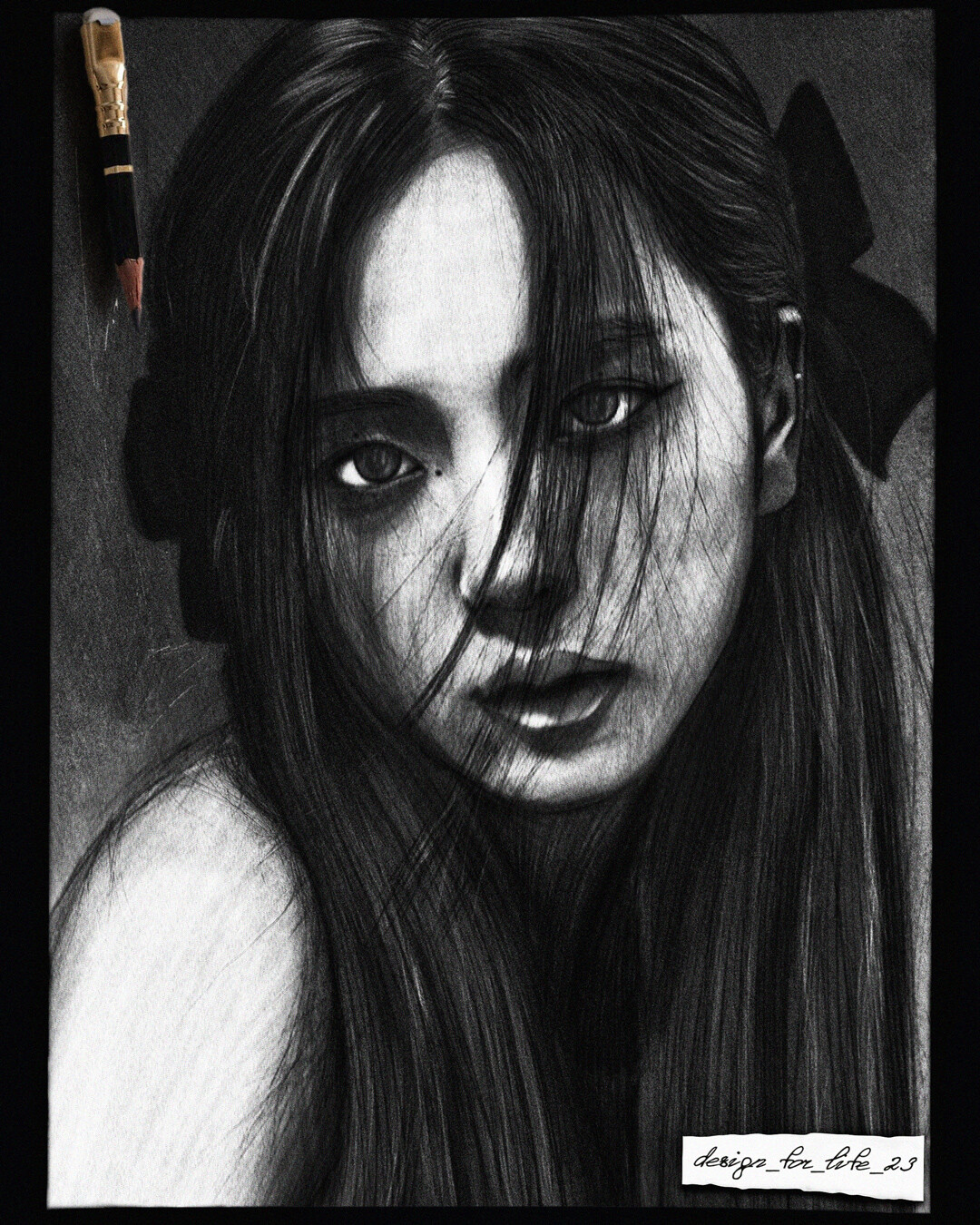 Design For Life 23 Jisoo BlackPink Drawing