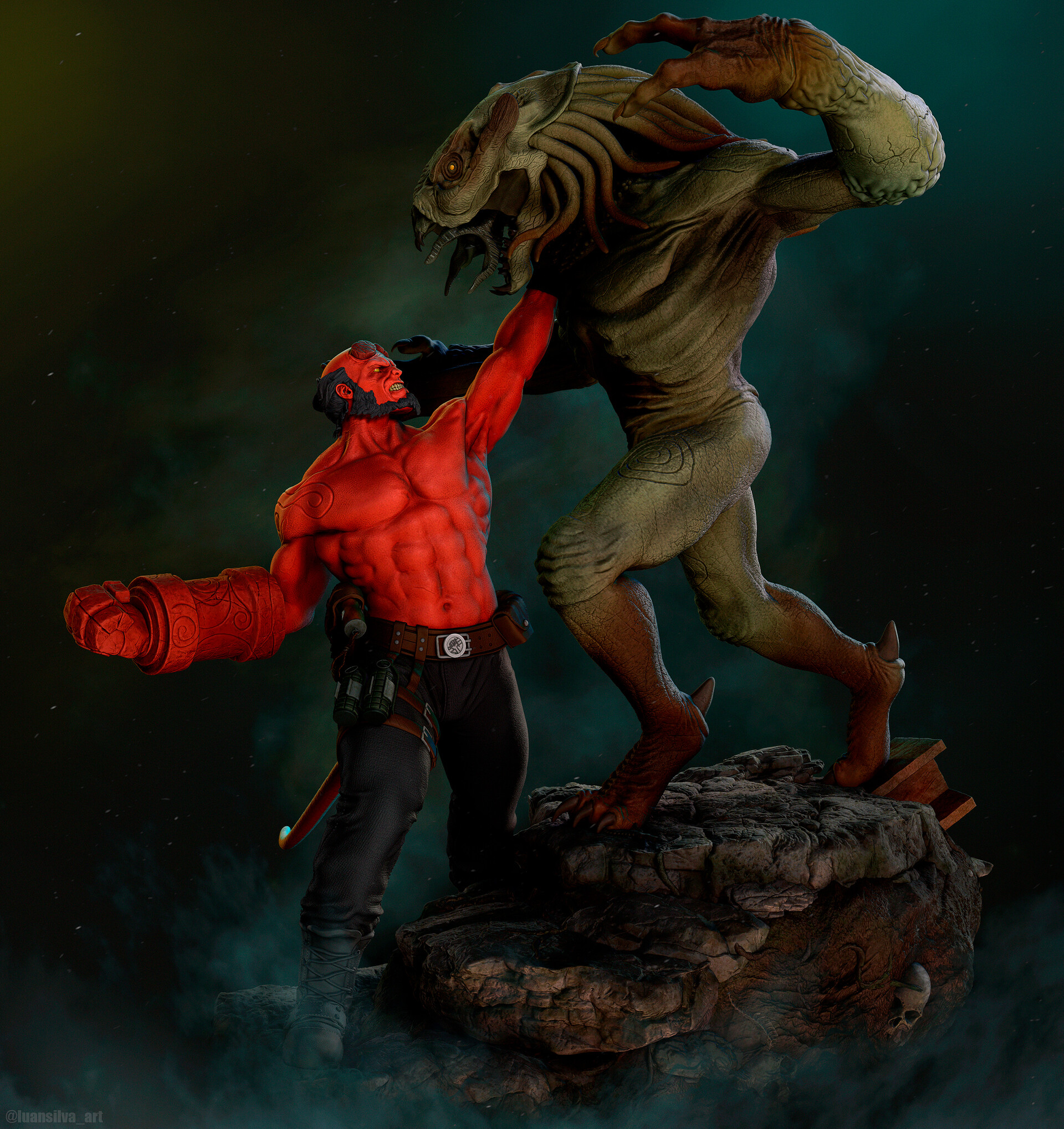 Luan Silva Hellboy Vs Sammael