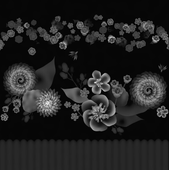 Height map of design