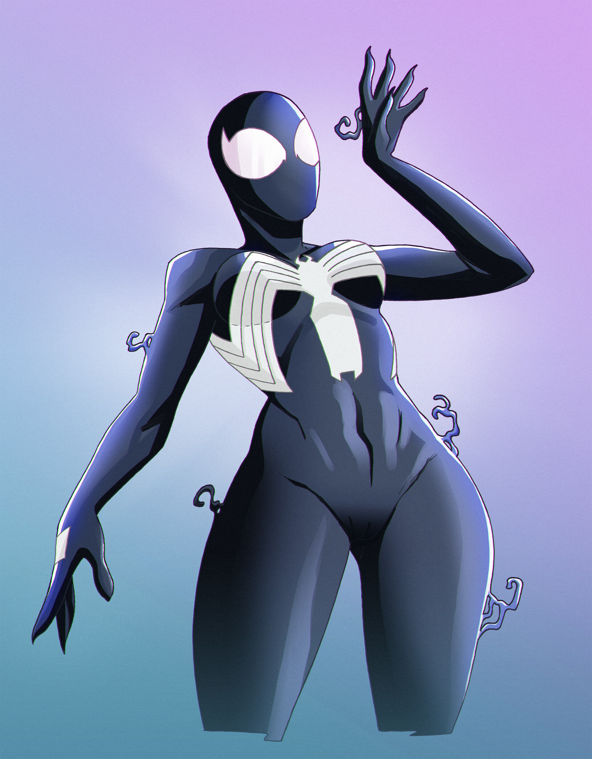 ArtStation - Spider-Girl Symbiote Suit