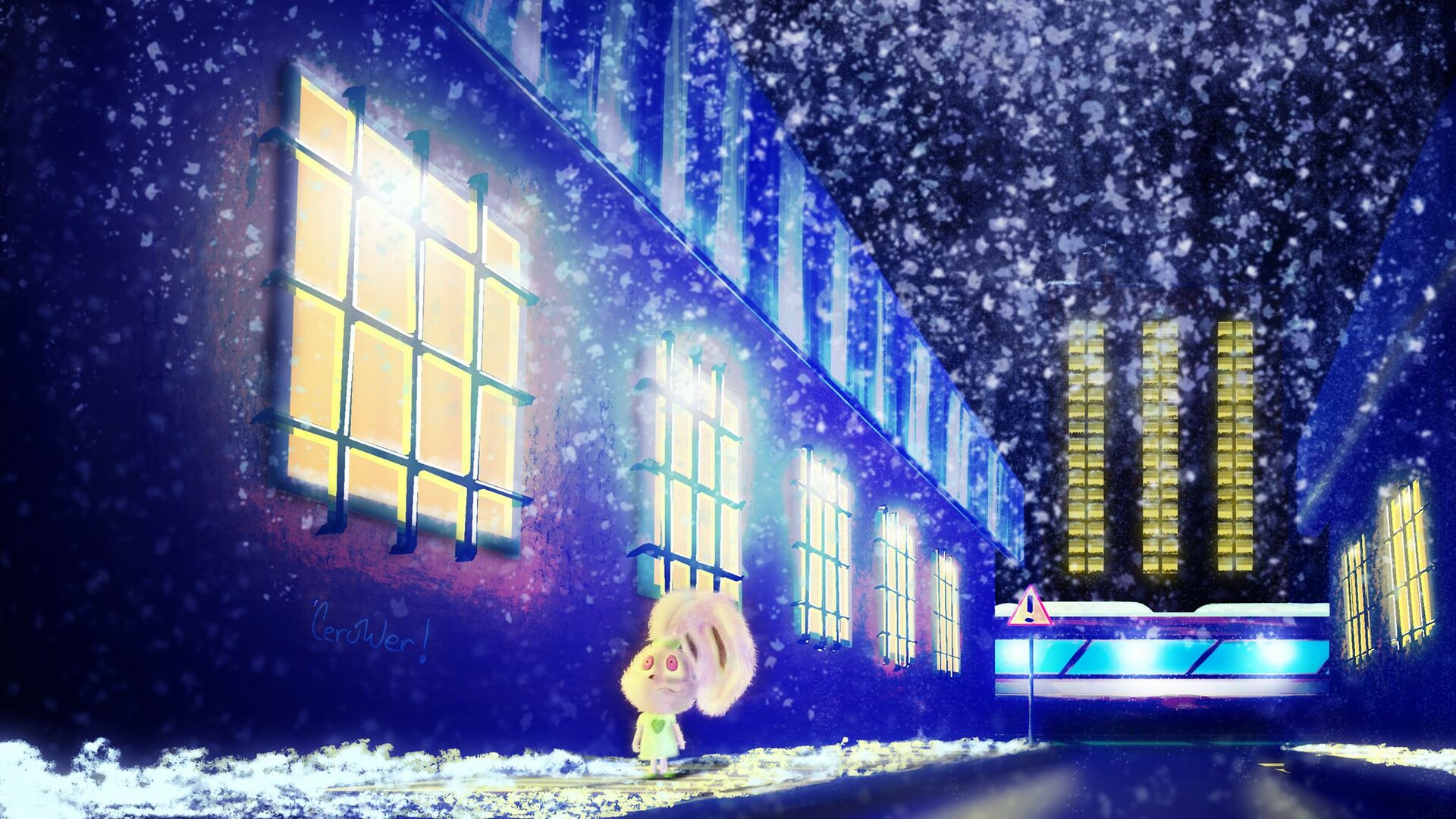 ArtStation - Panini on winter season (Chowder fanart)