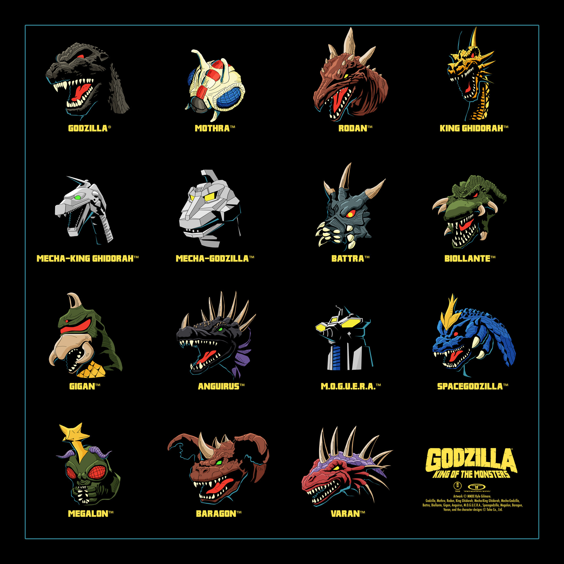 ArtStation - Godzilla Trendmasters Toys Rebrand - Color