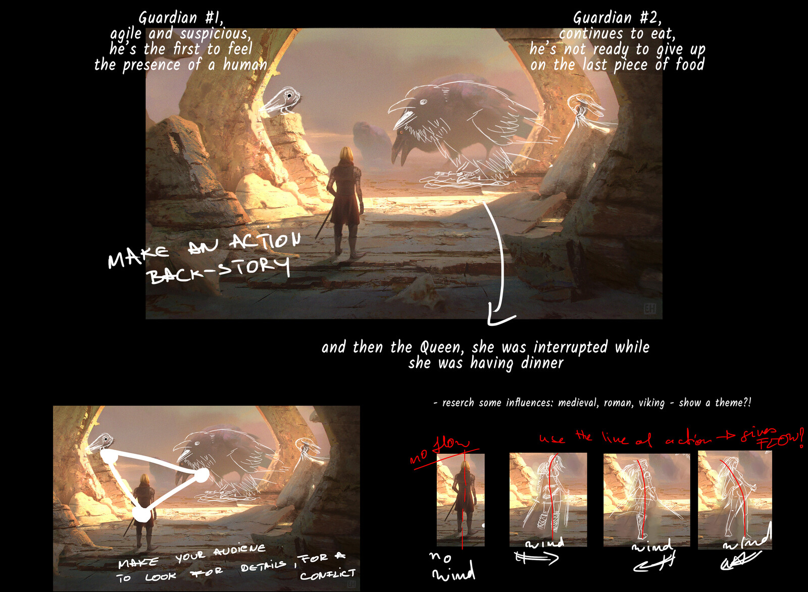 feedback notes on Environment Design