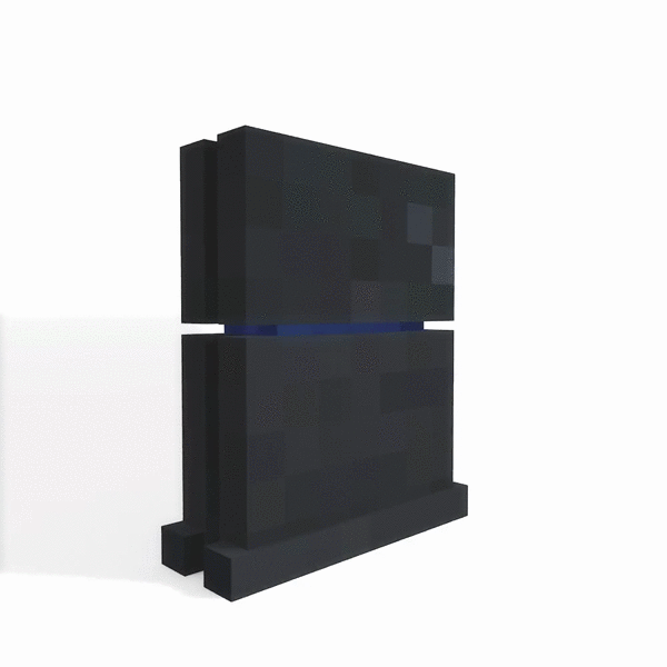 Artstation Minecraft Ps4 Model With Little Animation Ilya Vdovyuk