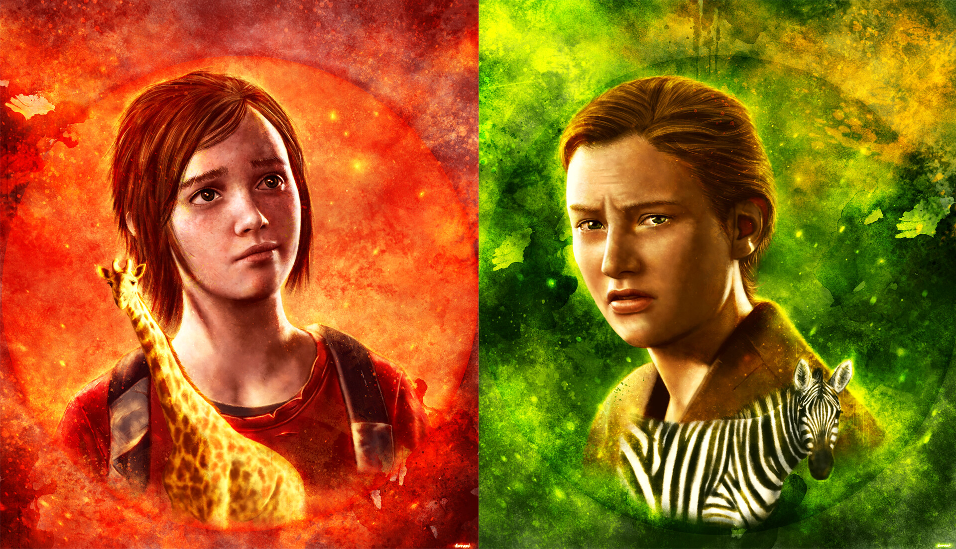 Andrey Pankov - The Last of Us part 2 Ellie and Abby