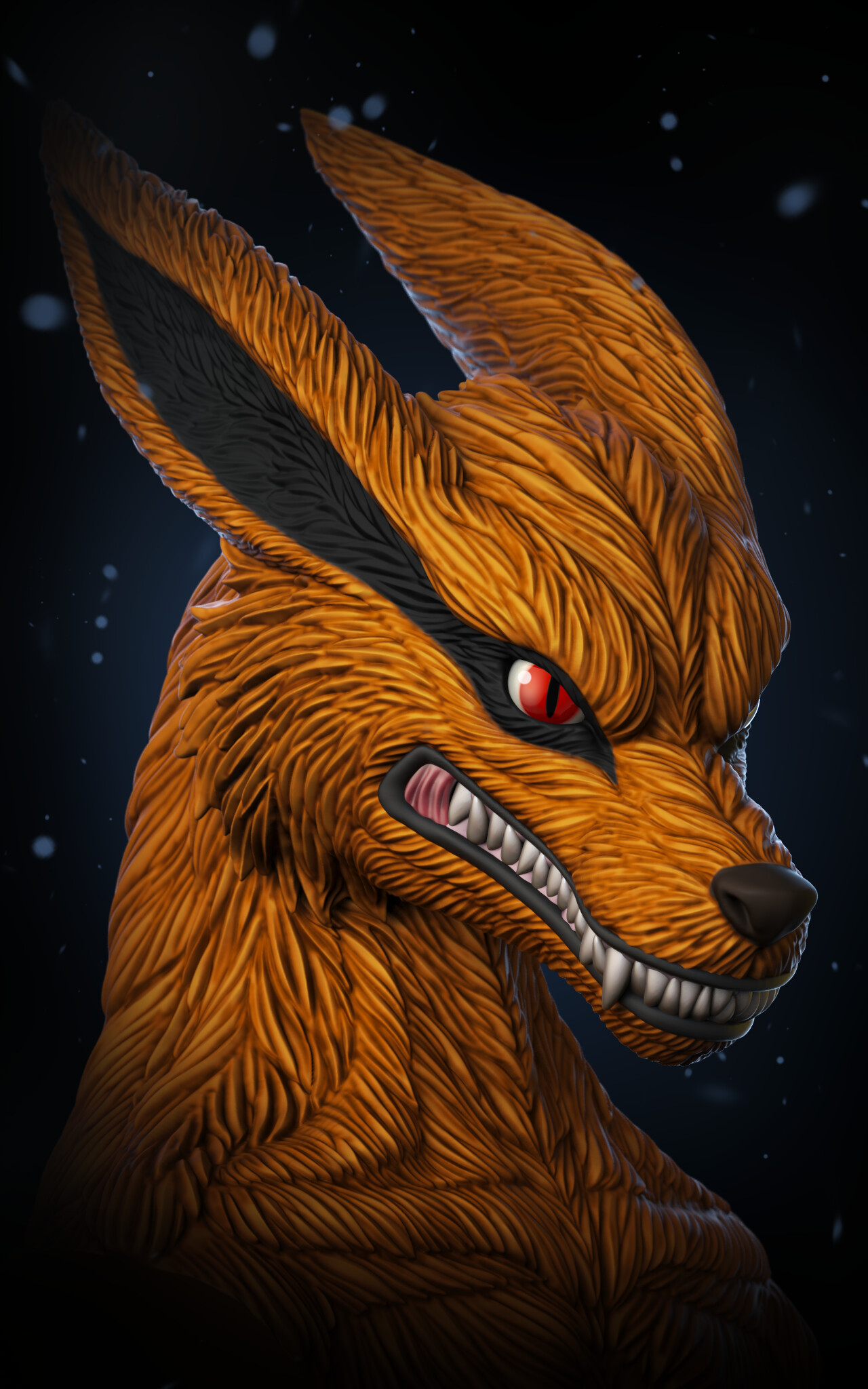 nine tailed fox demon