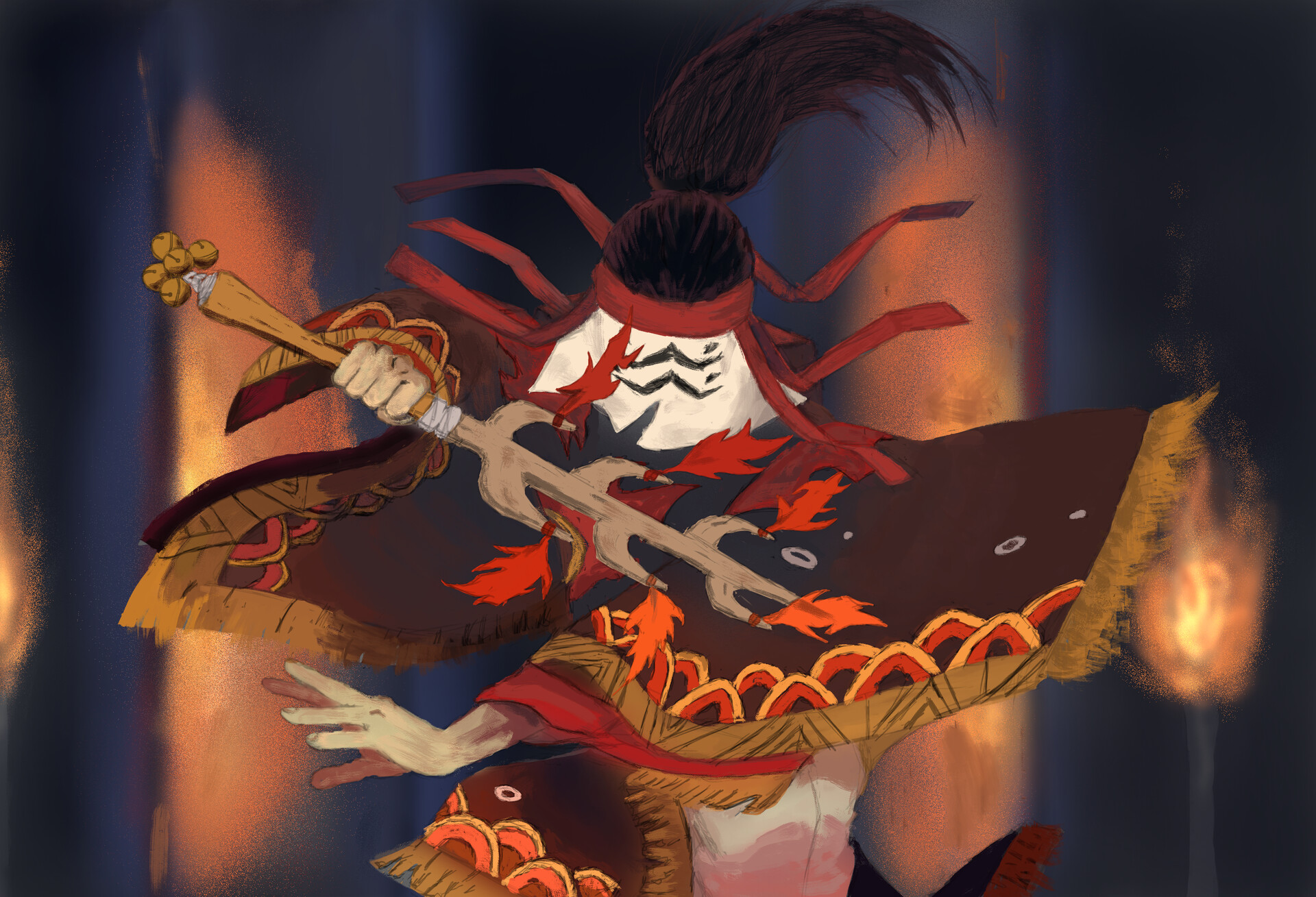 ArtStation - Hinokami Kagura - Demon Slayer