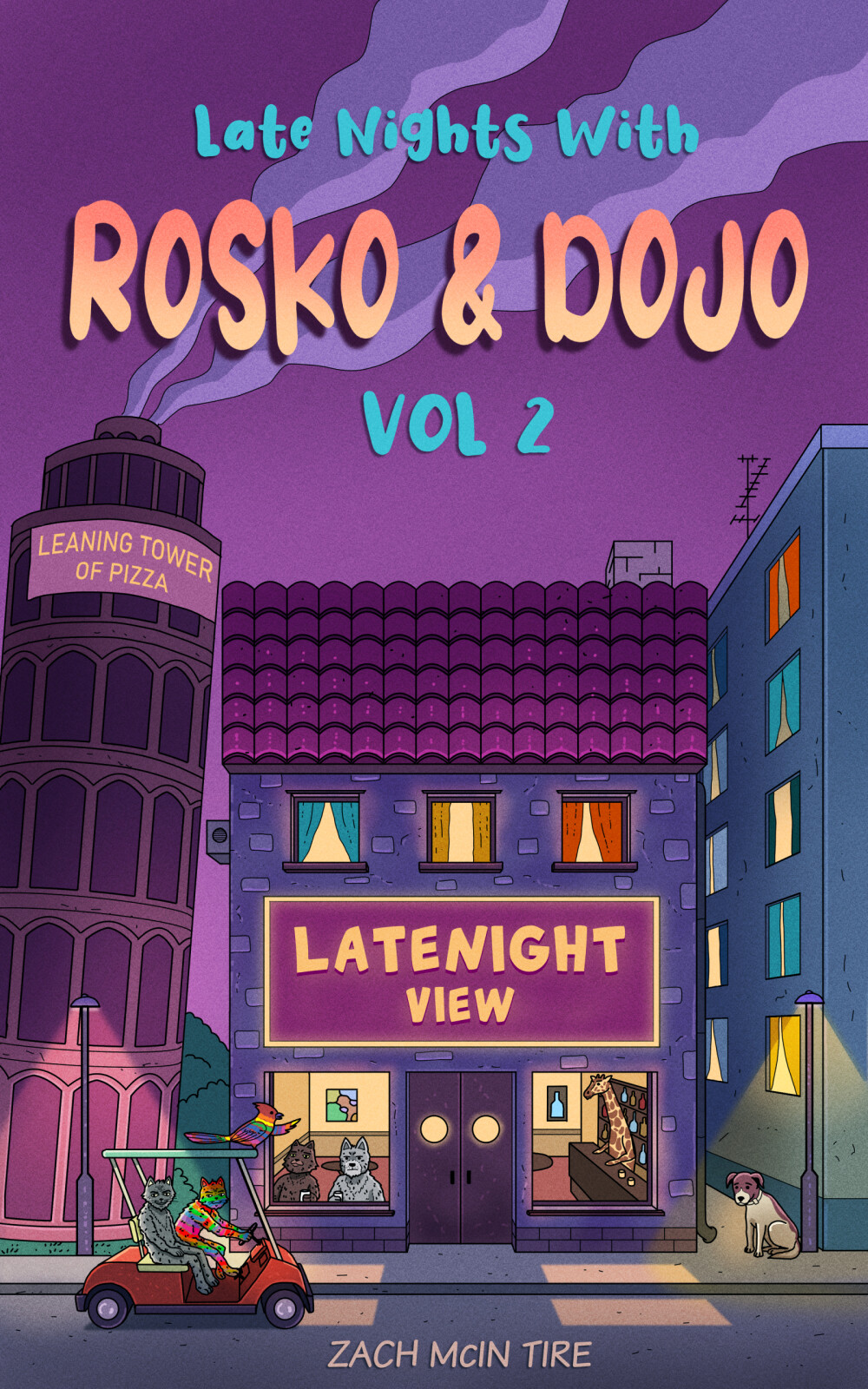 Rosko &amp; Dojo children book cover illustration