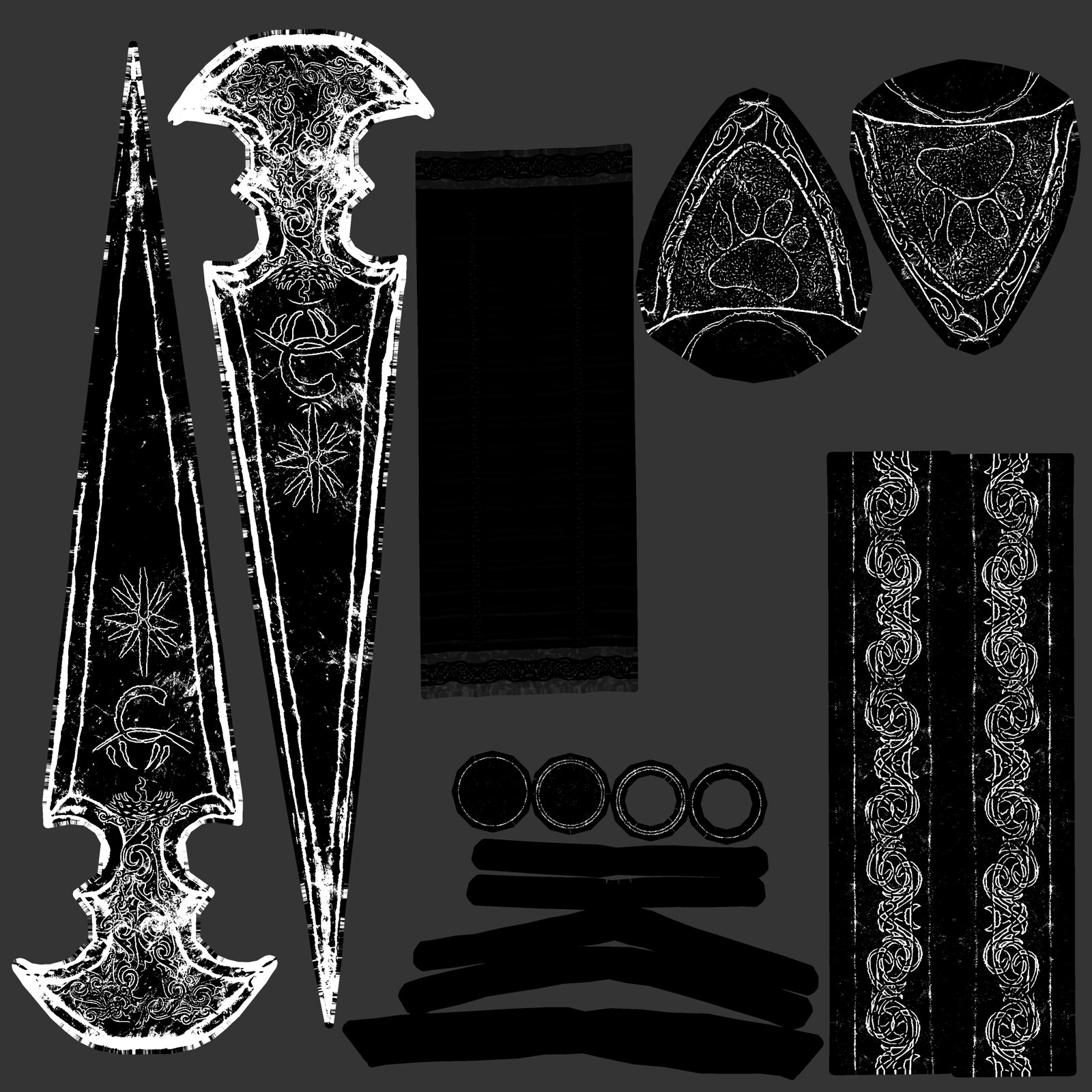 Metalness Map - 2k Map