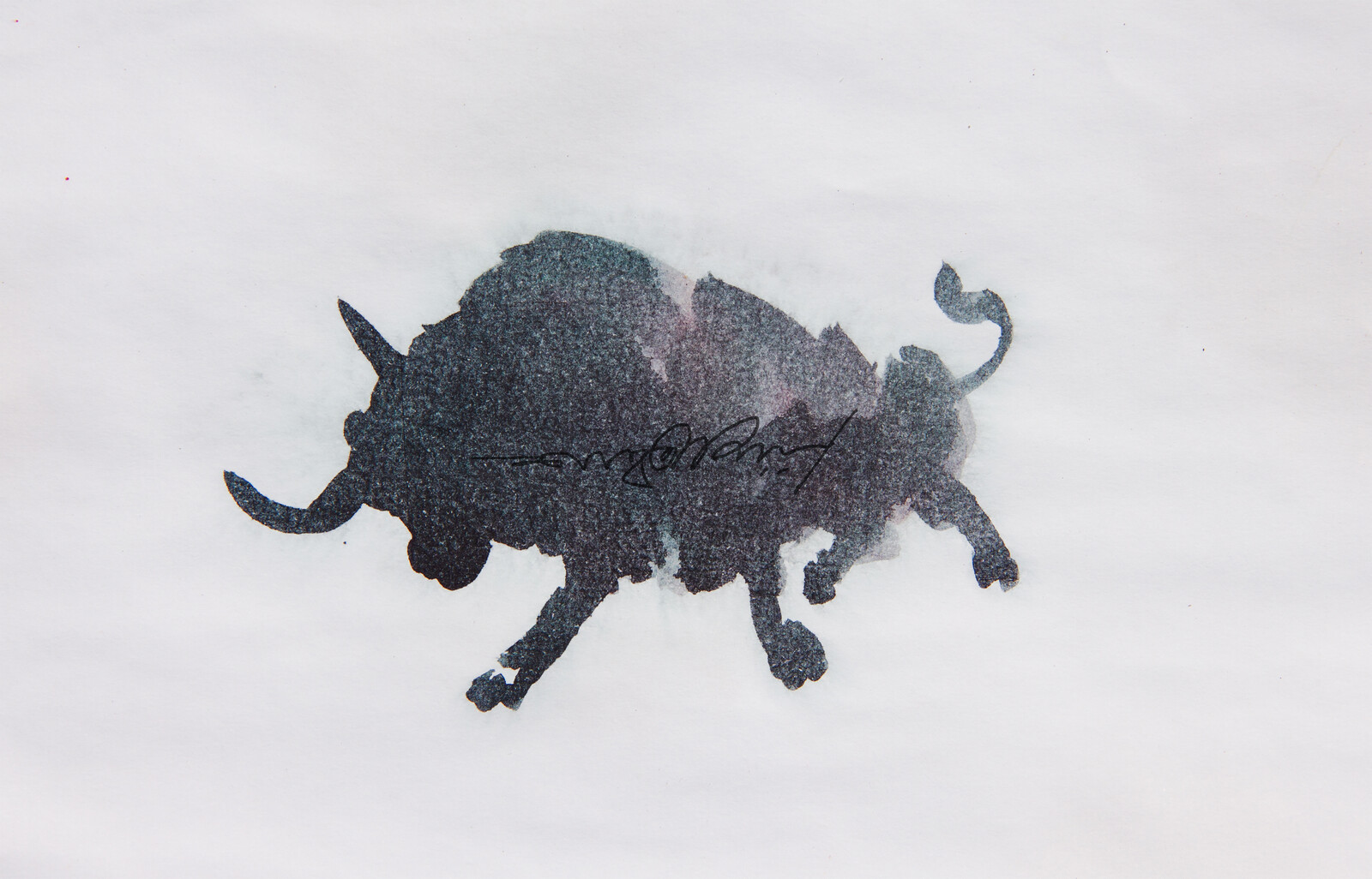 BULL WATERCOLOR ILLUSTRATION