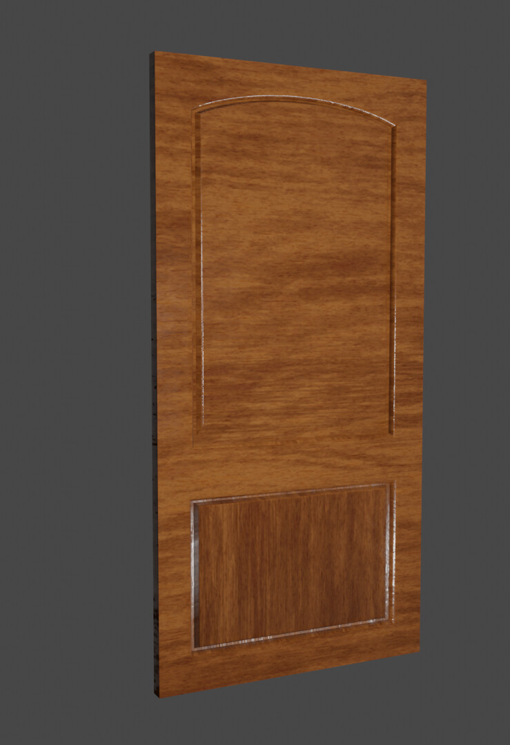 Artstation Wood Door Cagdas Sahin