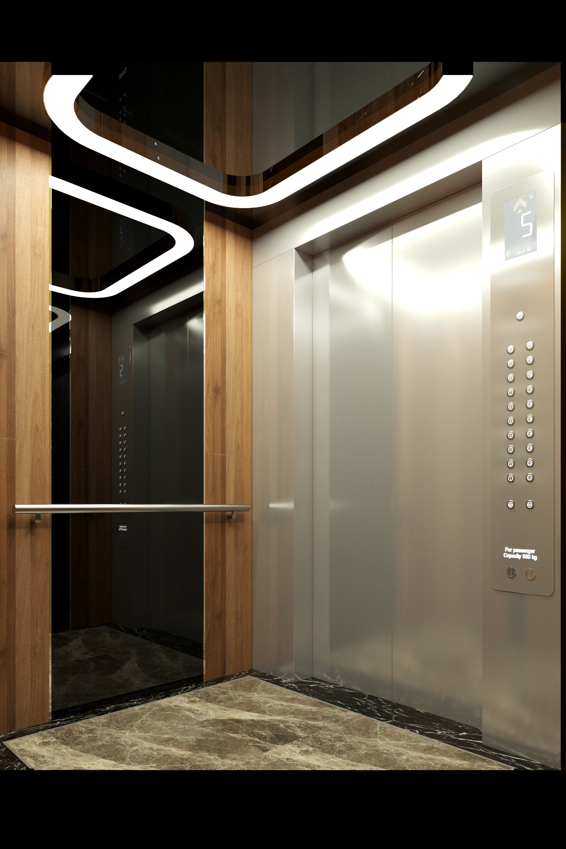 Hotel Lift Interior Design