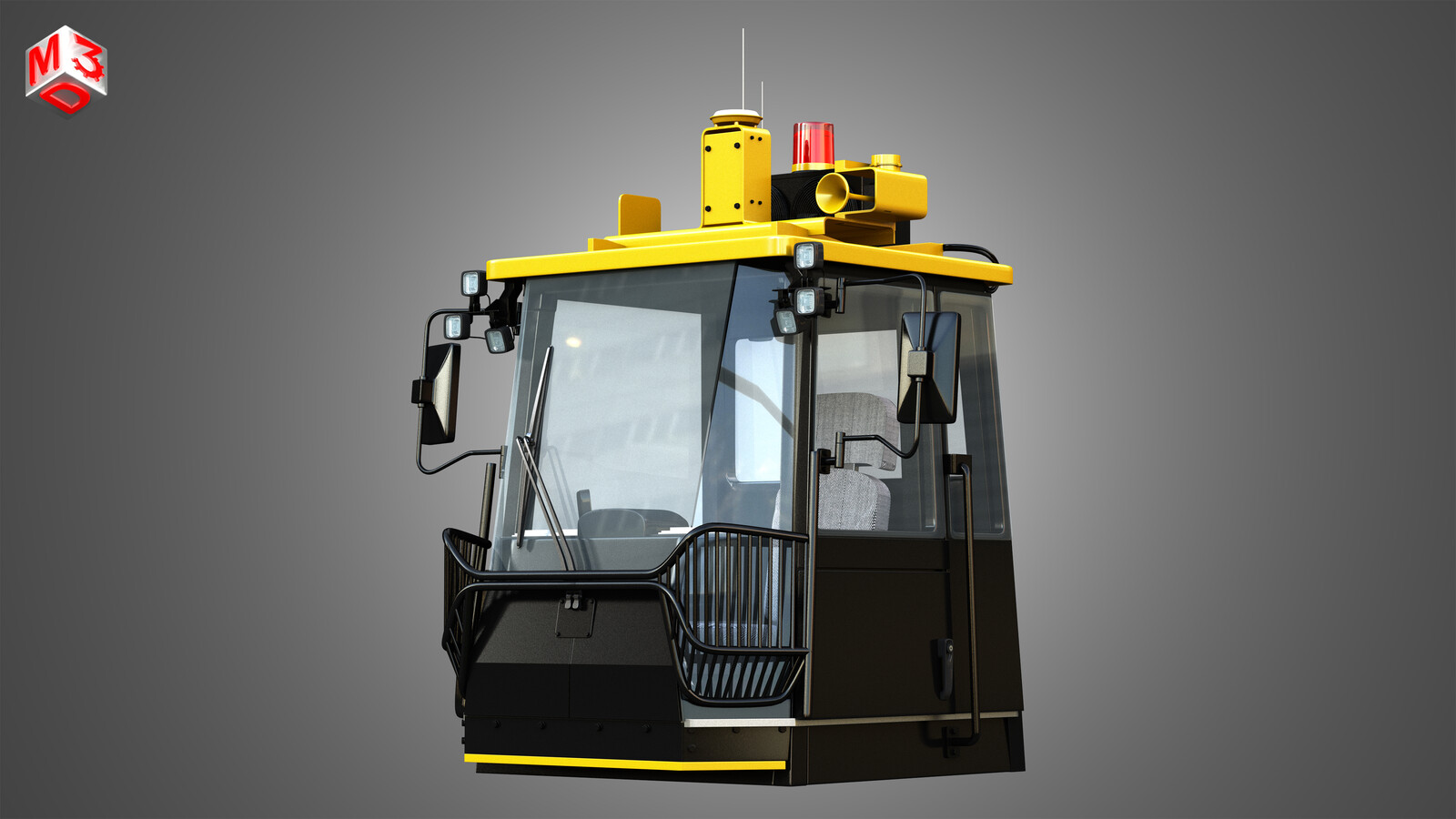 Landfill Compactor - Driving Room 3D model