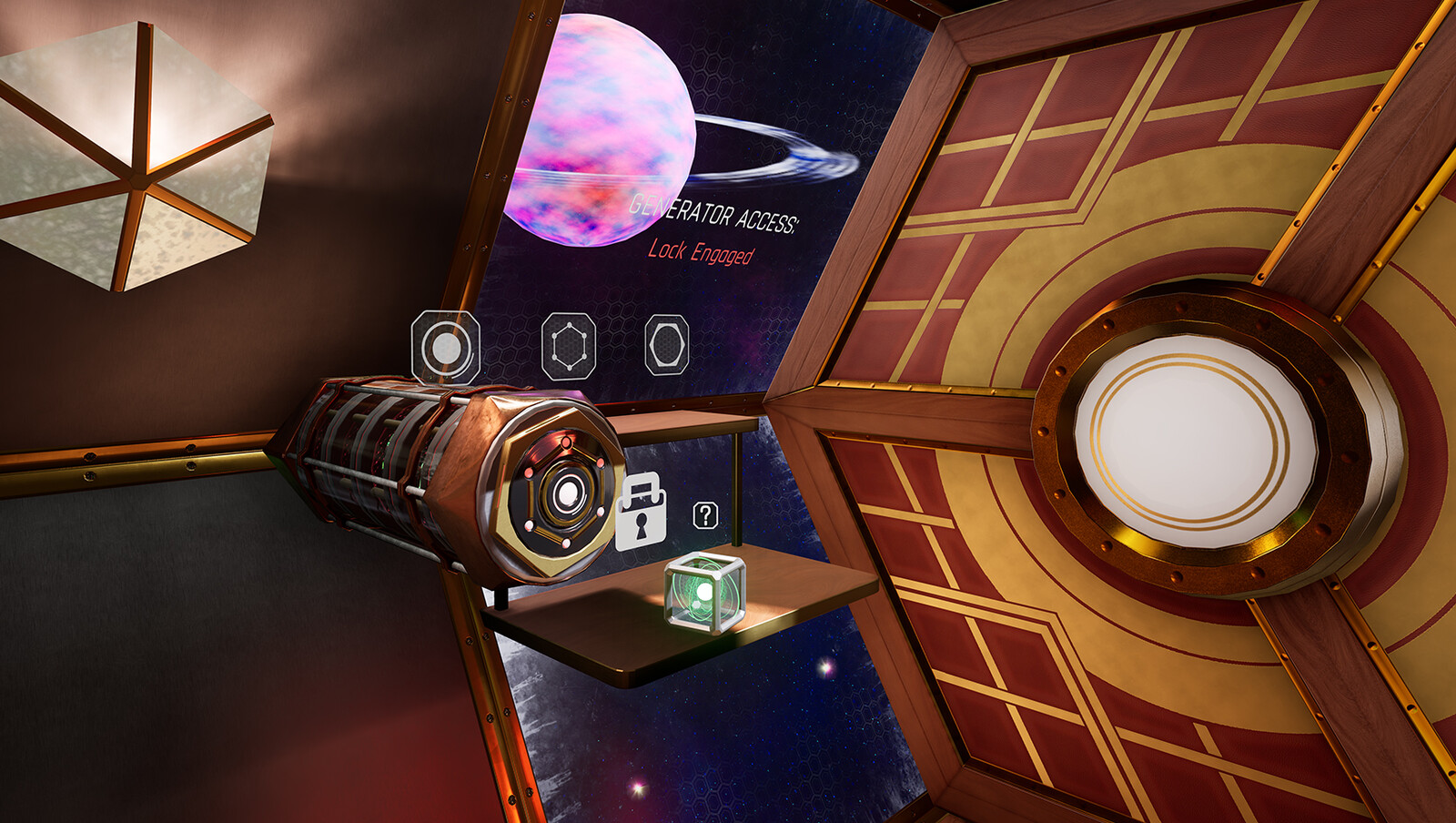 In “Prey”, they developed a style called “Neo Deco”. In short, Neo Deco is a bridge between Art Deco and the 1960s Space Race, but in a near future setting.
       For my adaptation of the style, I chose to think about the scene objects in layers....