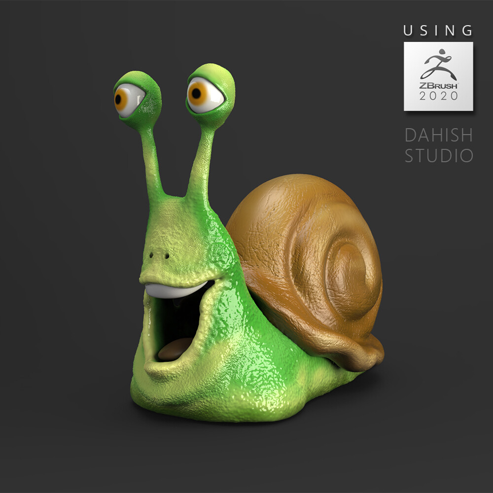 ArtStation Snail Character