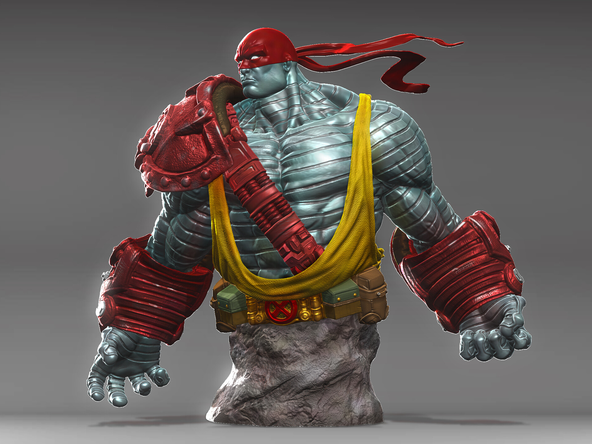 ArtStation XMen ColossusAge of Apocalypse Bust