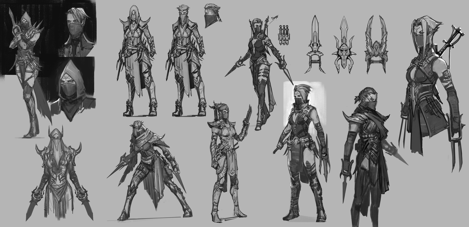 Assassin Concept Page.
