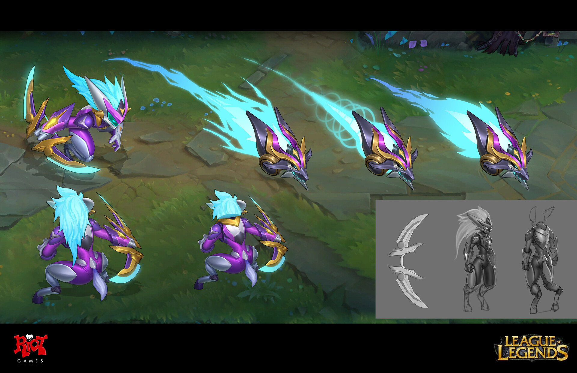 Jonathan Lee - Riot Games: Galaxy Kindred Skin Concept.