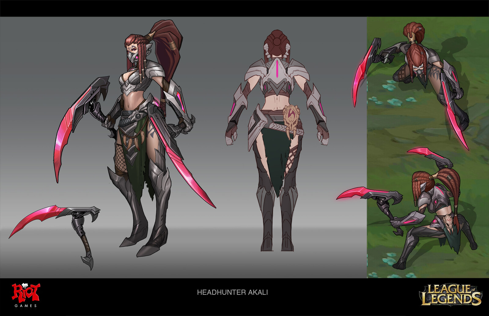 Riot Games: Head Hunter Akali Concept