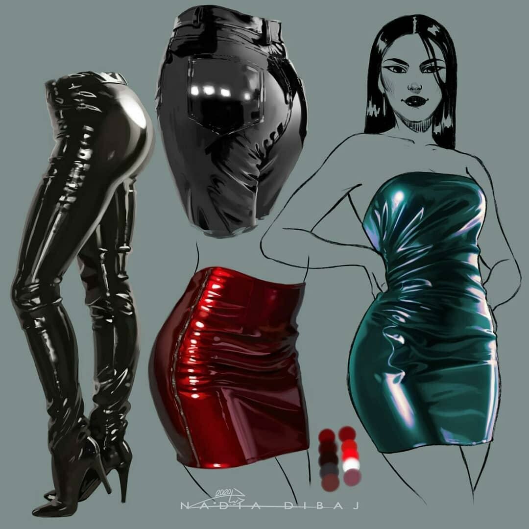 artstation fabric studies nadia dibaj