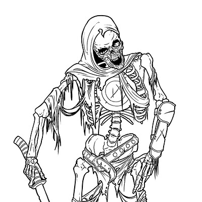 Argent arts skeleton 01