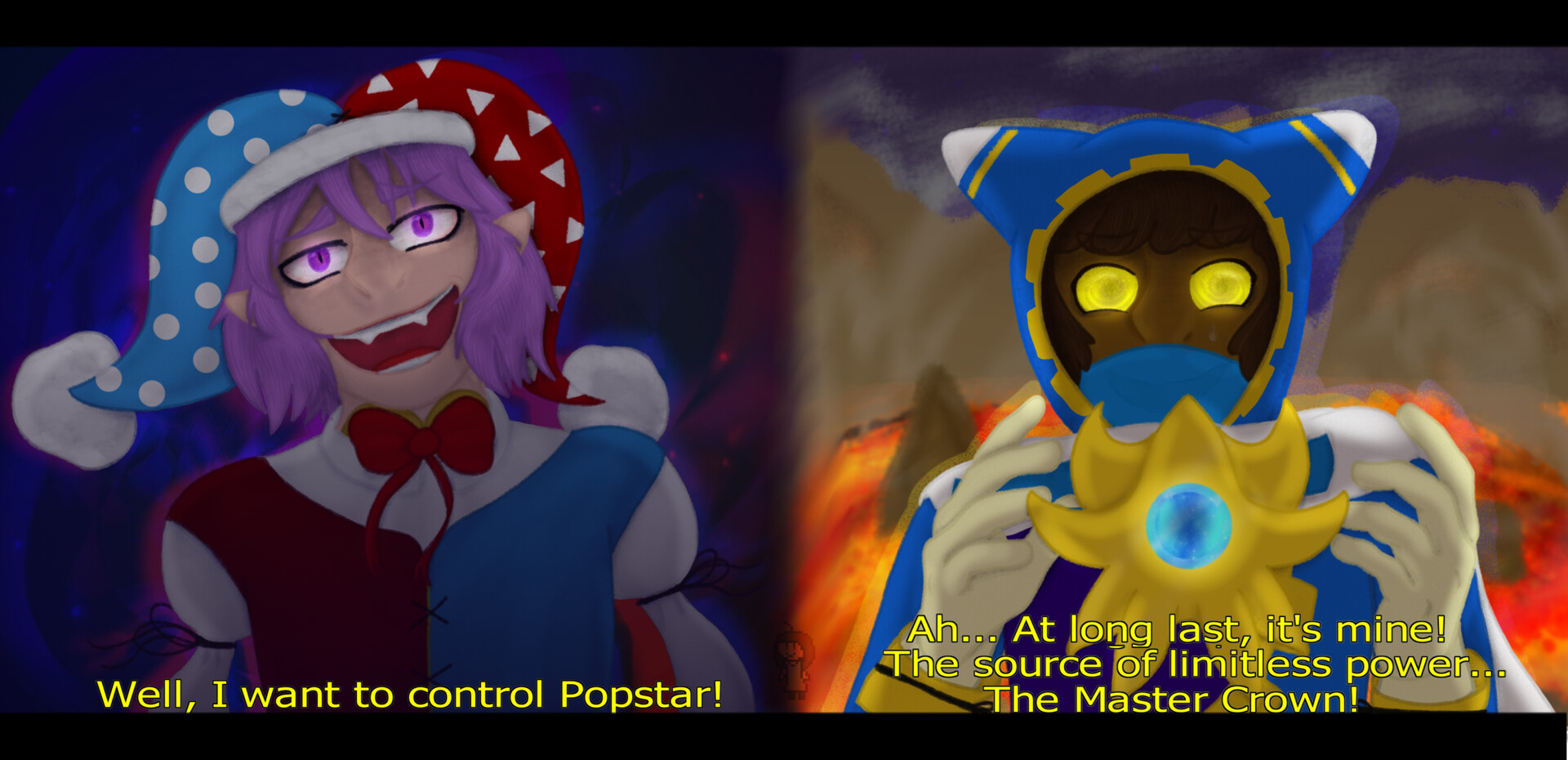 ArtStation Kirby Marx and Magolor Humanizations