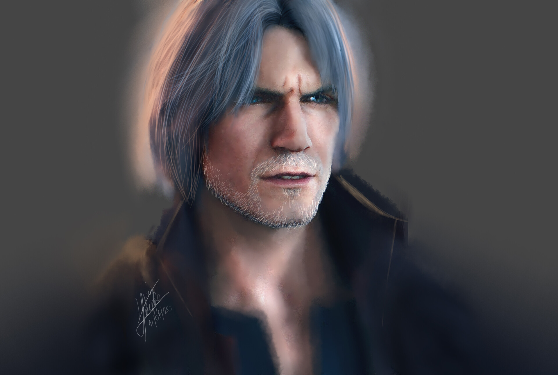 ArtStation - Hairstyle study - Dante, Devil May Cry