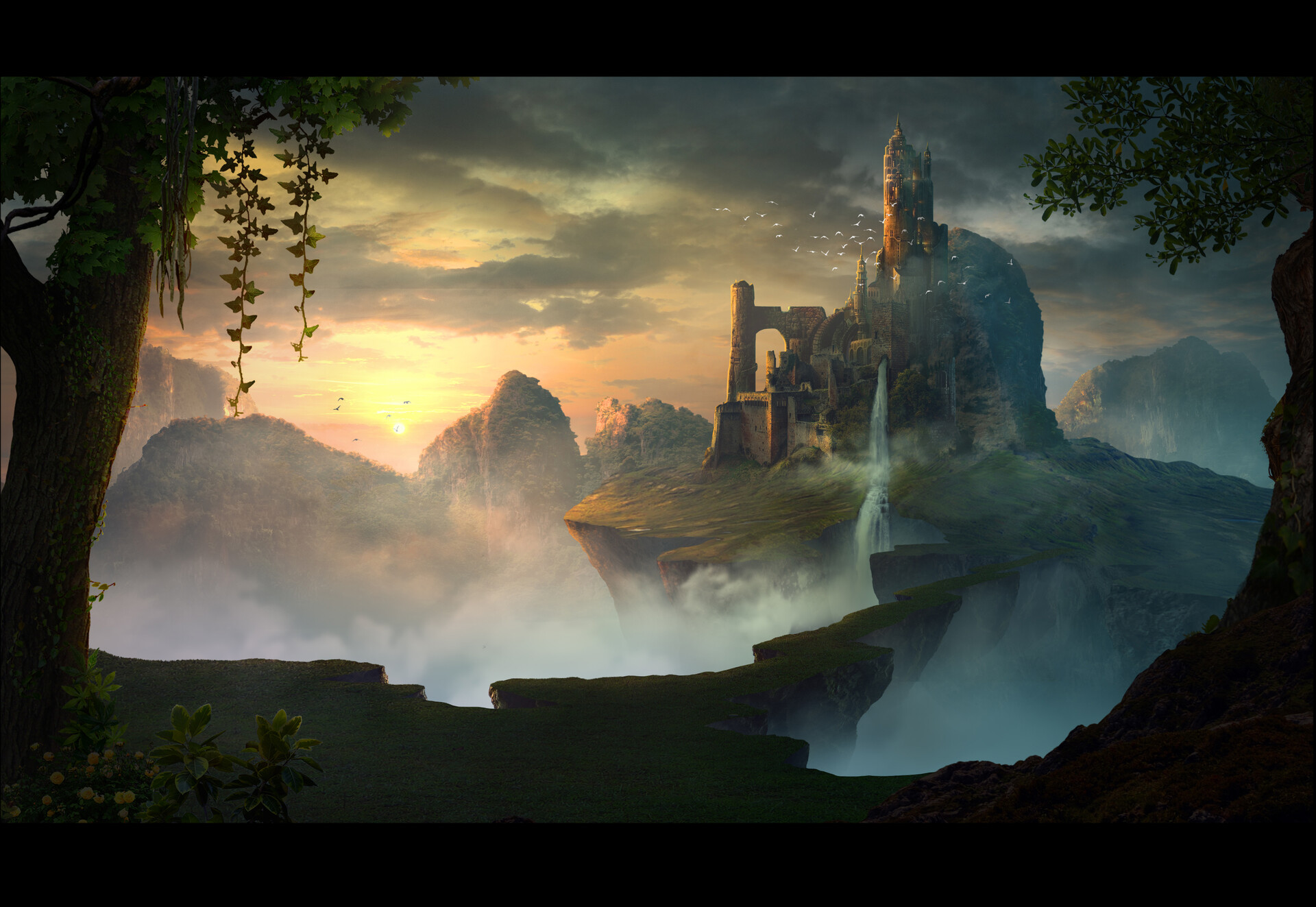 matte painting scenery, dark ancient underground RPG | Stable Diffusion |  OpenArt