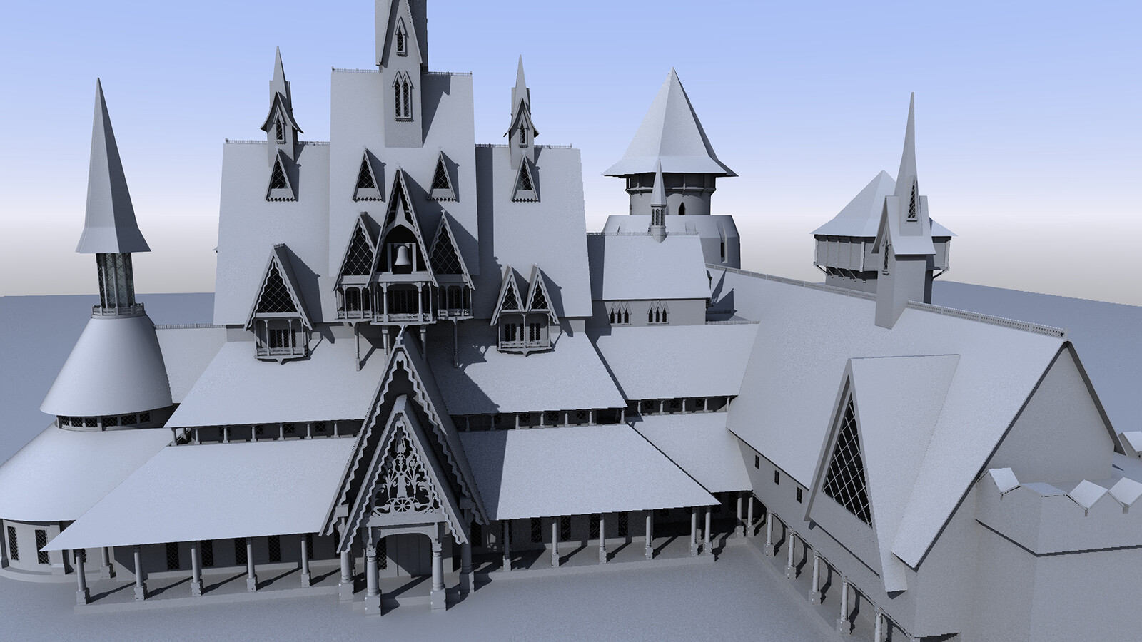 Arendelle - Side building and detail added