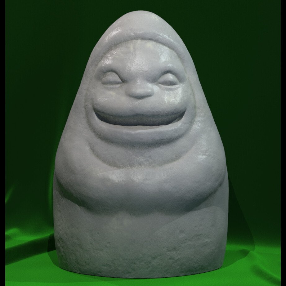 spirited away stone statue
