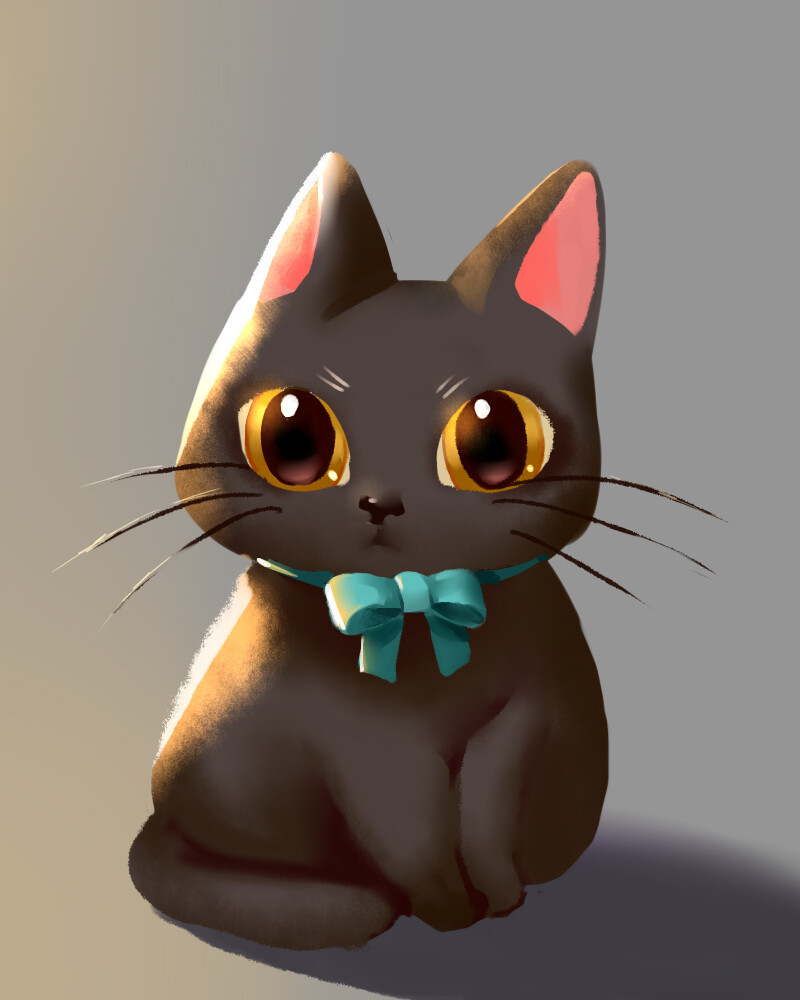 Black Cat Kitten Korat Chibi Anime PNG, Clipart, Animals, Black,  Carnivoran, Cartoon, Cat Like Mammal Free